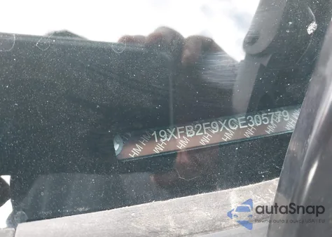 2012 Honda Civic Ex-L из США, поврежденный, VIN 19XFB2F9XCE305779